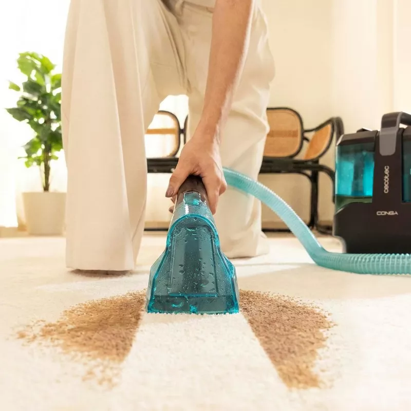 Cecotec Conga 3000 Carpet & Spot Clean Max Polsterreiniger, 450 W, 10 kPa Saugkraft, 1,2 L Frischwassertank