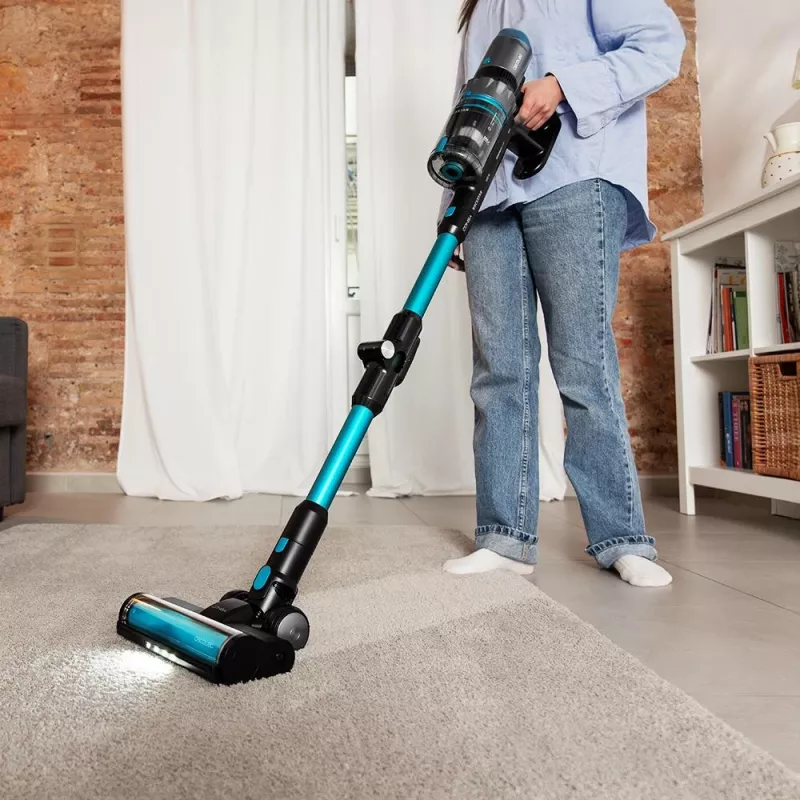 Cecotec Conga Rockstar 2500 Thunder Pet Flex kabelgebundener Staubsauger 400W 33,6V 65min Schwarz/Blau