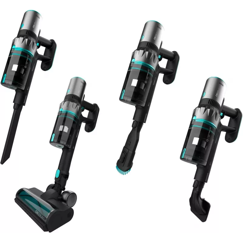Cecotec Conga Rockstar 2500 Thunder Pet Flex kabelgebundener Staubsauger 400W 33,6V 65min Schwarz/Blau