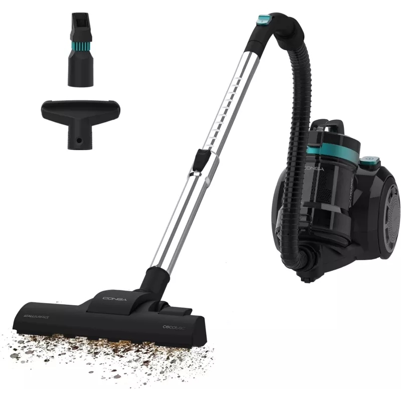 Cecotec Conga Rockstar Cyclonic Plus beutelloser Staubsauger 800W 2L Schwarz