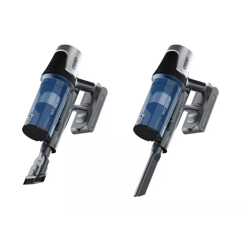 Cecotec Conga Rockstar P50 X-Treme Akku-Handstaubsauger, 400 W, 33,6 V, 60 min Laufzeit, Schwarz/Blau