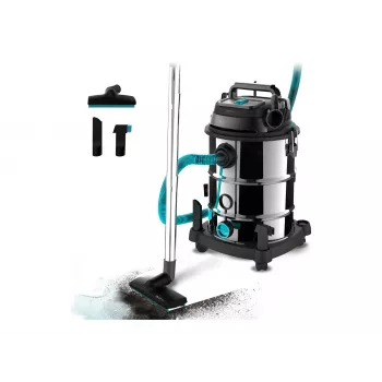 Cecotec Conga Rockstar Wet & Dry Steel Max Pro kabelgebundener Staubsauger 1600 W 220-240 V Silber/Schwarz