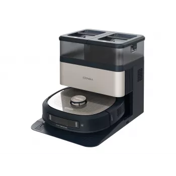 Cecotec Conga Z100 Saugroboter, Nass- und Trockensaugen, 20000 Pa, 320 min Laufzeit, 5200 mAh, 3 L Staubbehälter, Schwarz