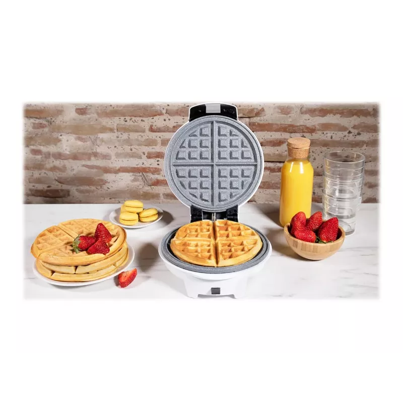 Cecotec Fun Gofrestone 3in1 Waffeleisen | 700 W | 3 austauschbare Platten für Waffeln, Muffins, Donuts | Antihaftbeschichtung Gofrestone | Weiß