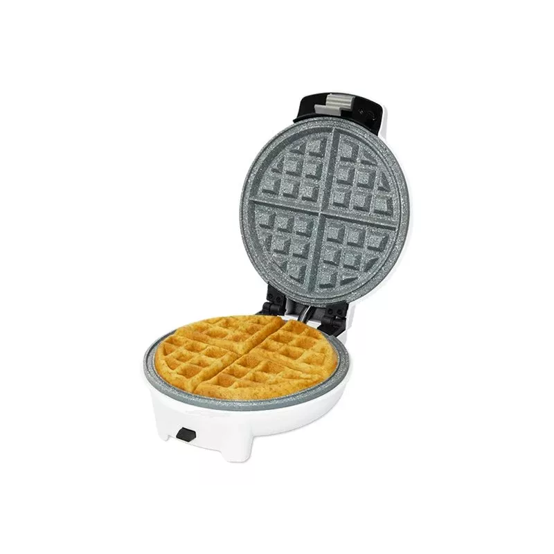 Cecotec Fun Gofrestone 3in1 Waffeleisen | 700 W | 3 austauschbare Platten für Waffeln, Muffins, Donuts | Antihaftbeschichtung Gofrestone | Weiß