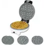 Cecotec Fun Gofrestone 3in1 Waffeleisen | 700 W | 3 austauschbare Platten für Waffeln, Muffins, Donuts | Antihaftbeschichtung Gofrestone | Weiß