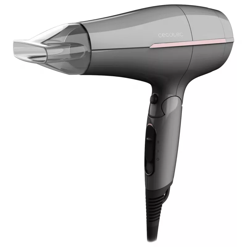 Cecotec IoniCare Power&Go Heaven 2000 W Ionen-Haartrockner mit Diffusor, Grau
