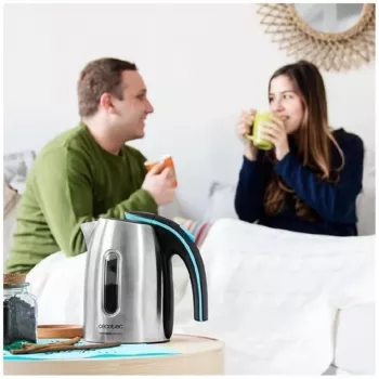 Cecotec Wasserkocher ThermoSense 220 Steel Elektrisch 1630 W 1,2 L Edelstahl 360° Drehfuß