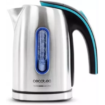 Cecotec Wasserkocher ThermoSense 220 Steel Elektrisch 1630 W 1,2 L Edelstahl 360° Drehfuß