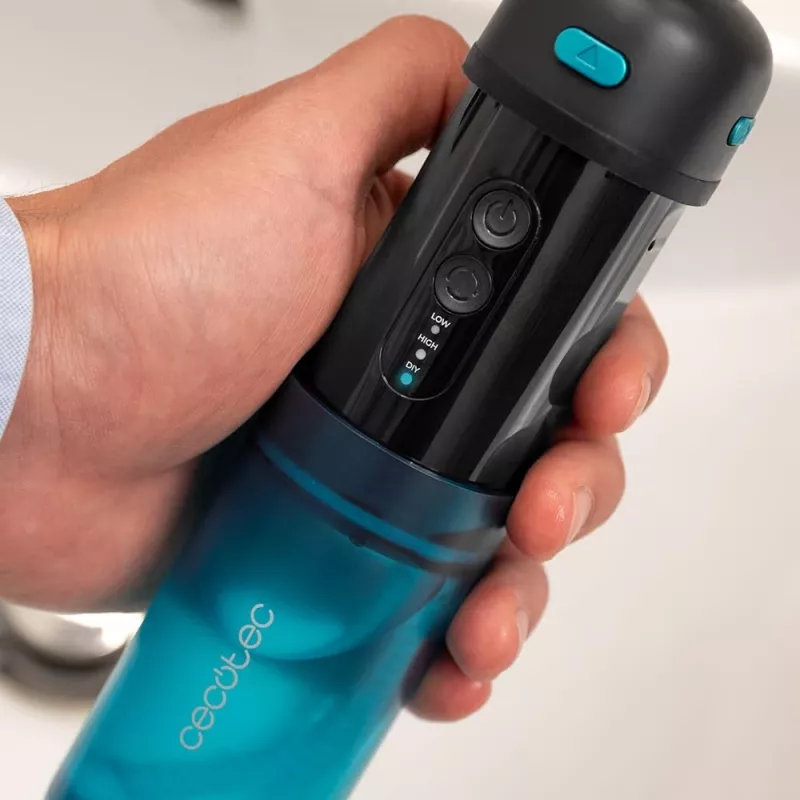 Cecotec Oral Irrigator ToothCare Jet Splash 150 ml Schwarz/Blau 2 Düsen