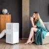 Cecotec Mobile Klimaanlage ForceClima 7550 Style Connected, 7000 BTU/h, Weiß, Wi-Fi, Fernbedienung