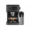 Cecotec Power Espresso 20 Pro Latte Kaffeemaschine, 20 Bar Pumpendruck, integrierter Milchaufschäumer, halbautomatisch, Schwarz, 1350 W