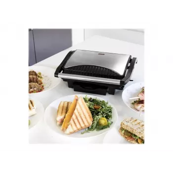 Cecotec Rock'nGrill 1000 Elektrogrill 1000 W Schwarz/Edelstahl