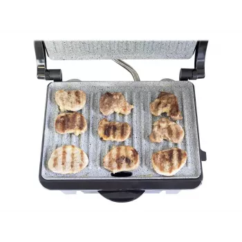 Cecotec Rock'nGrill 1000 Elektrogrill 1000 W Schwarz/Edelstahl