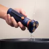 Cecotec Rasierer PrecisionCare Aluminium Pro, Betriebszeit 80 min, Nass & Trocken, Blau