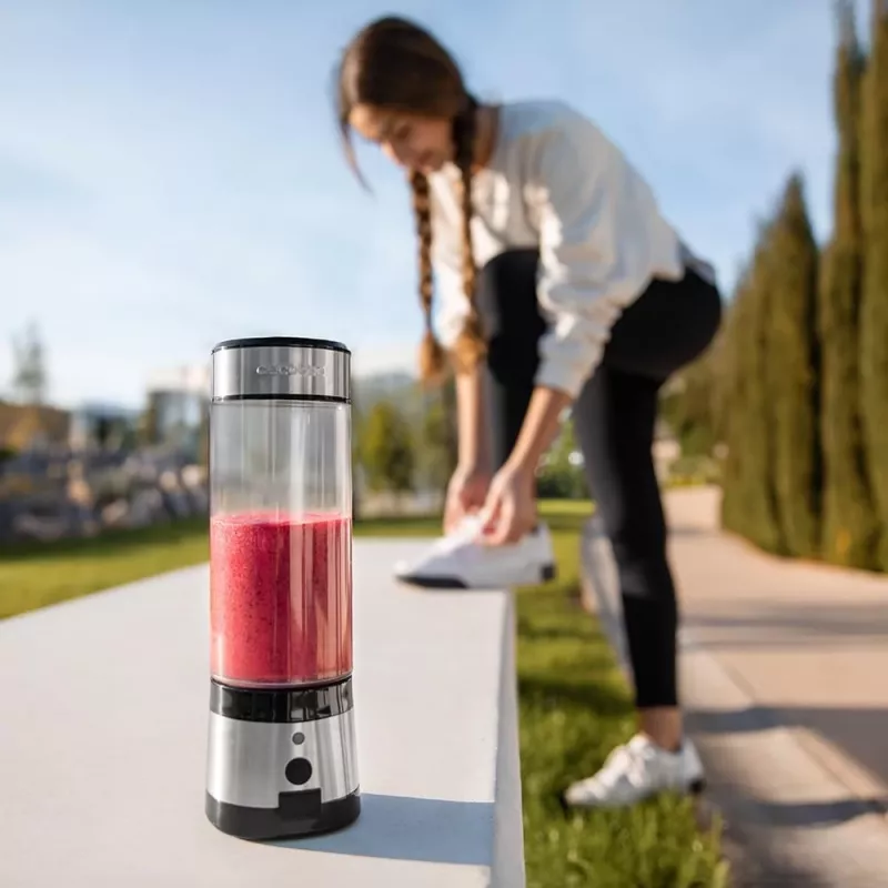 Cecotec Smoothie Blender WanderlustMix USB tragbar 126 W 0,4 L Eiszerkleinerung Inox