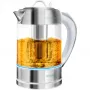CECOTEC ThermoSense 370 Clear Wasserkocher (Edelstahl/Transparent, 2200 W, 1,7 L)