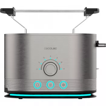 CECOTEC Toaster Shine&Toast Double (Edelstahl, 850 W, 2 Scheiben)