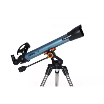 Celestron Inspire 70AZ Refraktor-Teleskop 35-fache Vergrößerung Schwarz, Blau