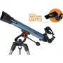 Celestron Inspire 70AZ Refraktor-Teleskop 35-fache Vergrößerung Schwarz, Blau
