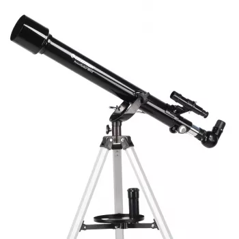 Celestron PowerSeeker 60 AZ Teleskop - 60 mm Öffnung, 700 mm Brennweite, Refraktor, Altazimut-Montierung, Aluminiumstativ