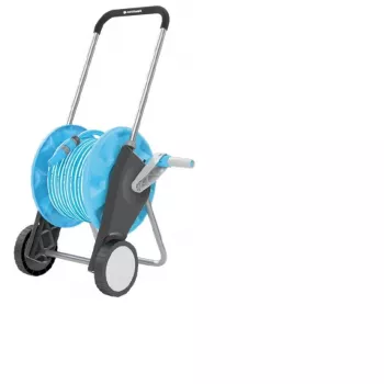 CELLFAST Compact 3/4 inch 20m Mobile Schlauchwagen mit Schlauch, Grau/Orange