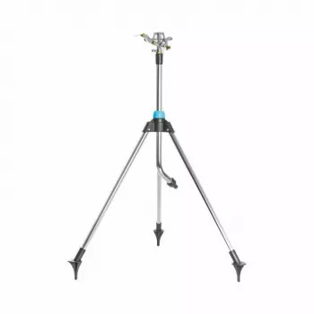 CELLFAST Impulsregner auf Stativ mit verstellbarem Sprühsektor 20°-360°, Reichweite bis 450 m², Höhe 55-90 cm, 3/4 inch-Anschluss, Messingdüse