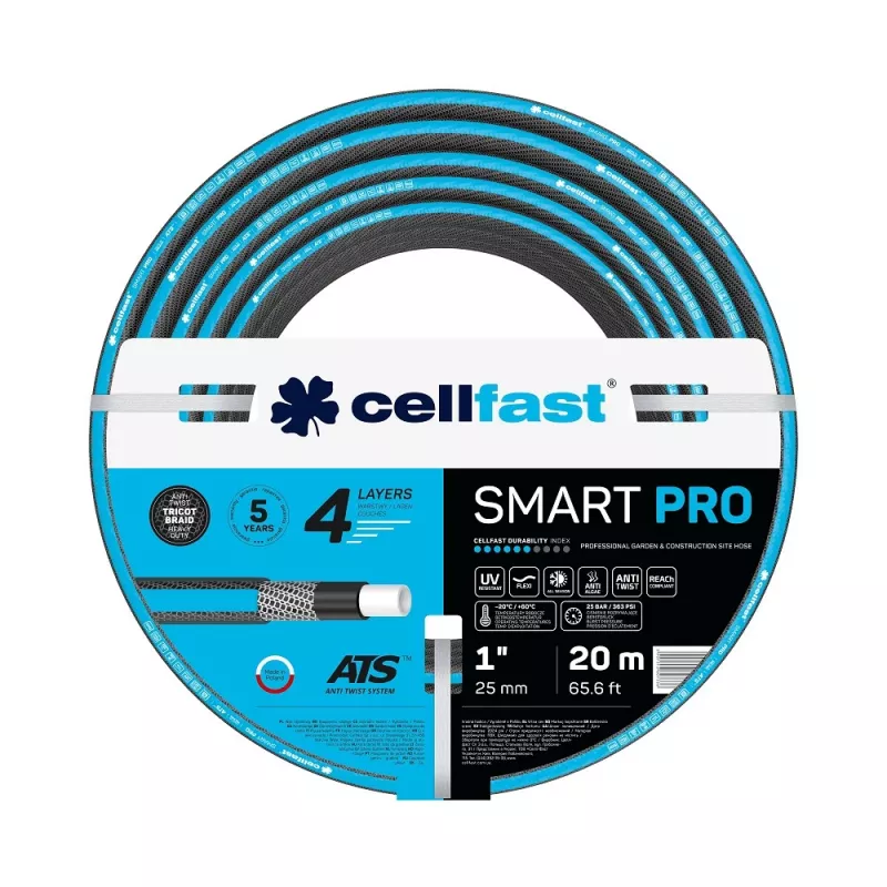 CELLFAST Smart PRO ATS1 Gartenschlauch 20m 1/2 inch Grün