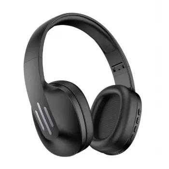 Celly FLOWBEAT Over-Ear-Kopfhörer mit Mikrofon - Schwarz