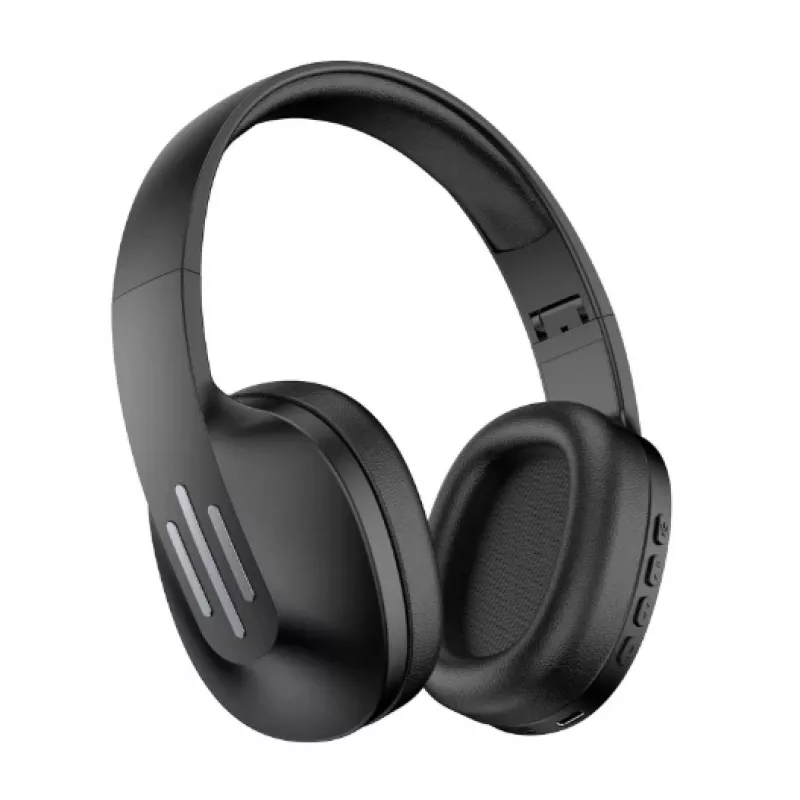 Celly FLOWBEAT Over-Ear-Kopfhörer mit Mikrofon - Schwarz