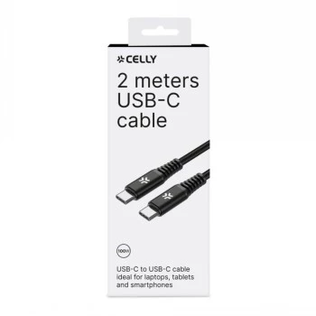 CELLY USB-C auf USB-C Kabel 100W Power Delivery
