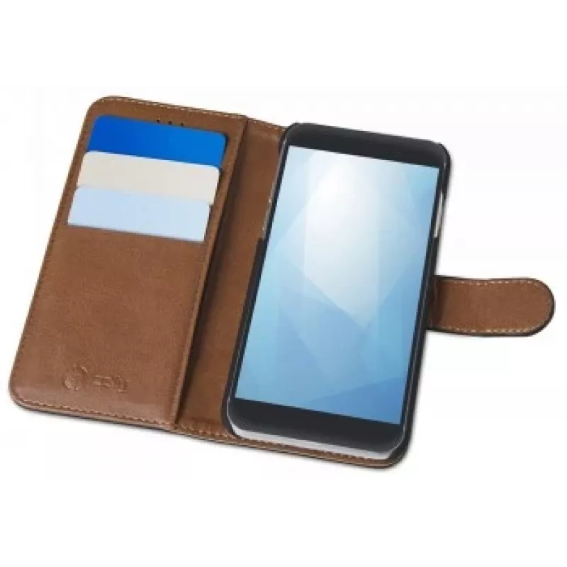 CELLY WALLY Wallet-Hülle für Samsung Galaxy A26 5G, Schwarz