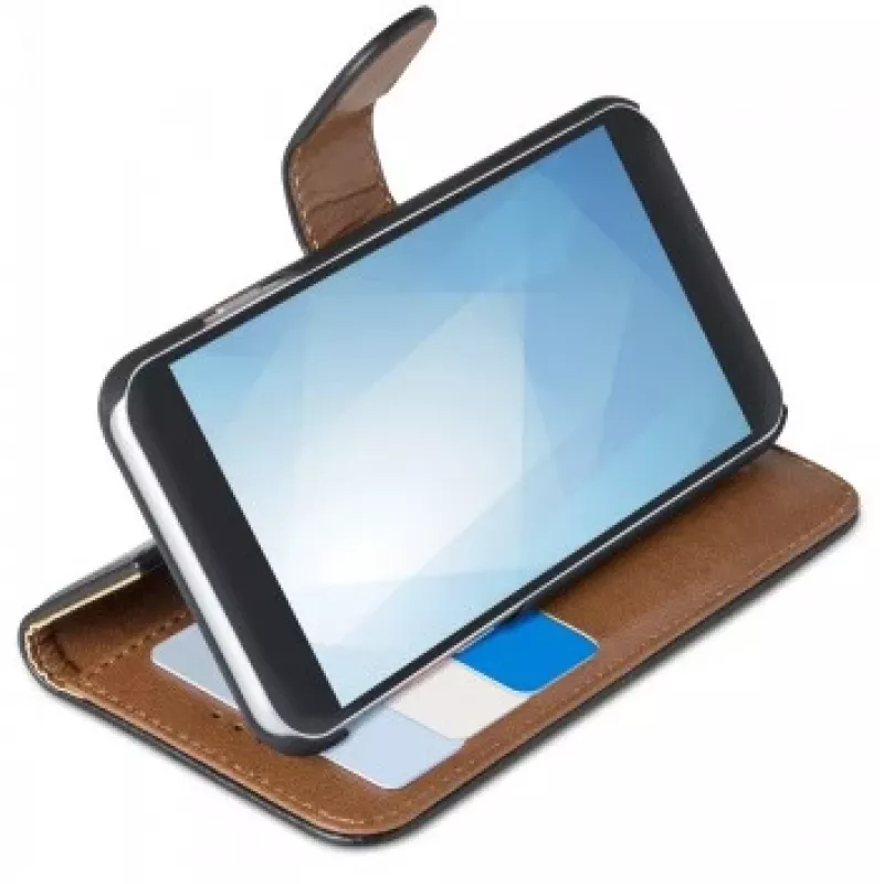 CELLY WALLY Wallet-Hülle für Samsung Galaxy A26 5G, Schwarz