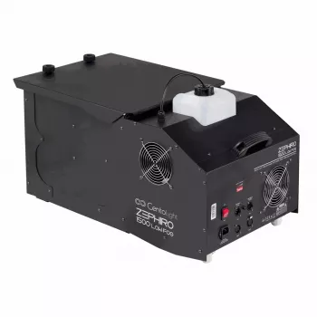 CentoLight Zephiro 1500 Low-Fog-Maschine - 1500W Bodennebel-Generator mit DMX, Funkfernbedienung, 2,5L Tank