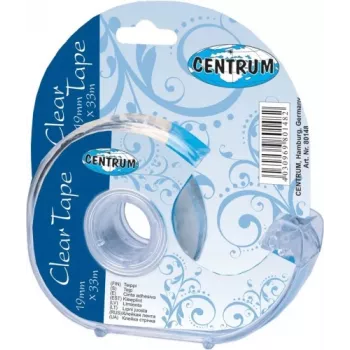 Centrum Klarsicht-Klebeband mit Spender 19mm x 33m