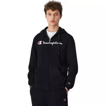 Champion Herren Full-Zip-Hoodie Schwarz 220255 KK001 S
