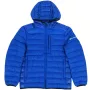 Champion Herren Powerblend Fleece Full-Zip Hoodie Jacke Blau 220340 BS008 M