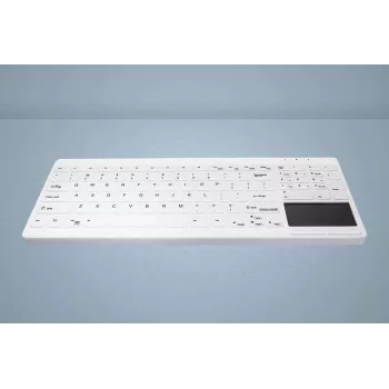 CHERRY Active Key MedicalKey AK-C7412 Kabelgebundene USB-Tastatur Deutsches QWERTZ-Layout Weiß Desinfizierbar IP68