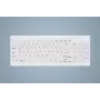 CHERRY Contour Active Key QuickClean AK-C7012 Kabelgebundene Tastatur, Schwarz, QWERTY, USB, CHERRY SX Scissor Technology, 105 Tasten, Slim Design, desinfizierbare Oberfläche