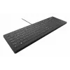 CHERRY Contour Design Active Key AK-C8112 Full-Size Wired USB Keyboard, Scissor Switch, QWERTZ Layout, Black