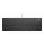 CHERRY Contour Design Active Key AK-C8112 Full-Size Wired USB Keyboard, Scissor Switch, QWERTZ Layout, Black