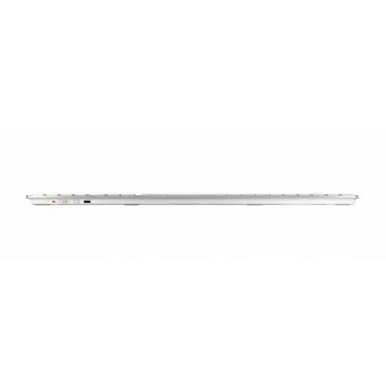 CHERRY DW 9100 SLIM Kabelloses Tastatur- und Maus-Set, QWERTZ, Silber/Weiß