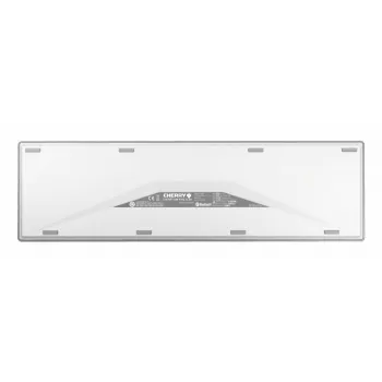CHERRY DW 9100 SLIM Kabelloses Tastatur- und Maus-Set, QWERTZ, Silber/Weiß
