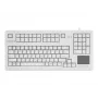 CHERRY G80-11900LUMES-0 TouchBoard Kompakte Tastatur mit integriertem Touchpad, USB, Schwarz