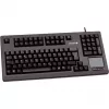 CHERRY MX11900 TouchBoard Kompakte mechanische Tastatur mit Trackball, USB, US-QWERTY, Schwarz