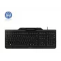 Cherry SECURE BOARD 1.0 Kabelgebundene Tastatur mit NFC-Leser, UK-Layout, Schwarz