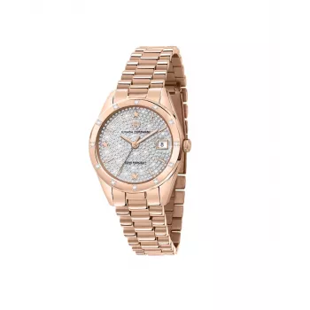 Chiara Ferragni Damen Glamour Quarz Analoguhr R1953100513 32 mm Silberfarbenes Edelstahl