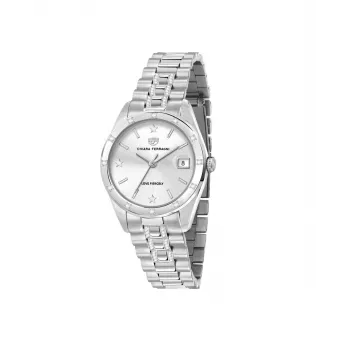 CHIARA FERRAGNI Damen Logomania Quarz Analog Uhr R1953100514 32 mm Roségold Edelstahl Mesh