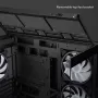 Chieftec Vista Max GX-30B-OP Mid Tower ATX Gehäuse mit 4x ARGB-Lüftern und Temperglas, Schwarz