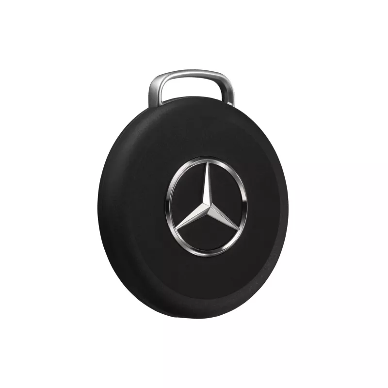 Chipolo LOOP Mercedes – Wiederaufladbarer Bluetooth-Tracker mit Silikonschlaufe für iOS & Android, Schwarz